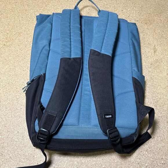 Thule Lithos 20L Backpack Padded Laptop Bag Blue Nylon Lightweight Multi Pocket - Picture 2 of 5